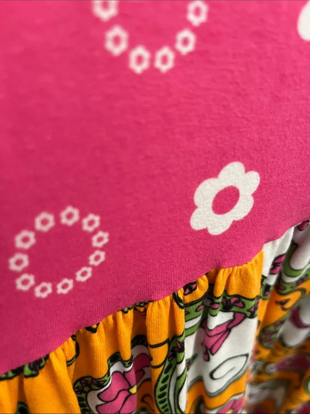 Corkys Pink & Orange Floral Print Sleeveless Dress